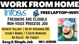 🚨 Infosys Highest Paying Job 💰🔥 | Freshers | Work From Home 🏠 | Joining Bonus Also 🎁