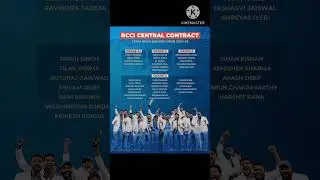 BCCI CENTRAL CONTRACT TEAM INDIA [SENIOR MEN] 2024-25, #cricket #viratkohli #ipl #rohitsharma#shorts