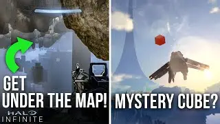 GET UNDER THE HALO INFINITE MAP!!! + Master Chief GRD Doll & Mystery Cube. Campaign Secrets Part 3