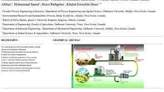 Turning animal manure into clean energy through thermochemical processes and carbon capture