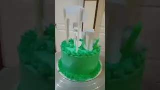 Minecraft Cake​ Birthday Cute Small #cake #birthday #dessert #shorts #viral #food