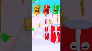 Juice Run - Yellow vs Red vs Green Juice Can 🍹Who Will Win❓&nbsp;#shorts&nbsp;#games&nbsp;#juicerun