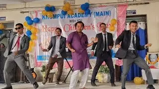 Children's day 2024 Khumpui Academy khumulwng group dance by Male teachers #tindradvrma