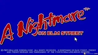 Nightmare on Elmstreet gameplay (PC Game, 1989)