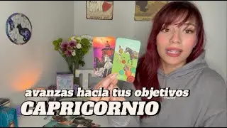 ✨ CAPRICORNIO ♑️ AVANZAS HACIA TUS OBJETIVOS | mensaje angelical ✨