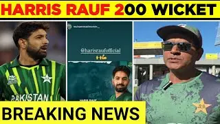 HARRIS RAUF 200 Wicket International Completed #pakvnz #harisrauf