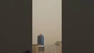 Unbelievable Dust Storm Caught on Camera 📸🌪️#duststorm #andhi #pakweather #windstorm #weatherupdate