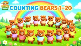 🎵 Counting Bears 1 to 20 | Fun Kids Counting Song | Learn Numbers for Toddlers & Preschoolers