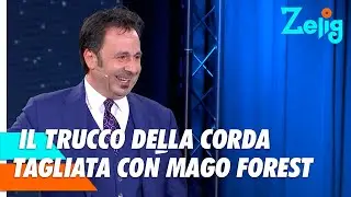 Mago Forest e il gioco della corda tagliata | Zelig