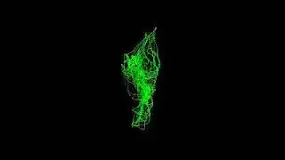Meditation music 1 hour ambient light green visualization