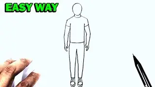 Father Drawing Easy | How To Draw A Boy Face