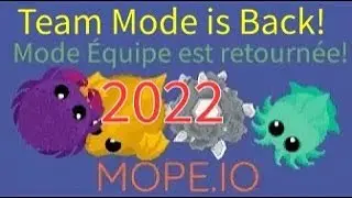 Team Mode is BACK in Mope.io 2022!