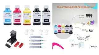 Unboxing Needle Cartridge Refill Ink | Made in India | 5x100gms (CMYKK Combo) | Pros and Cons | TPG