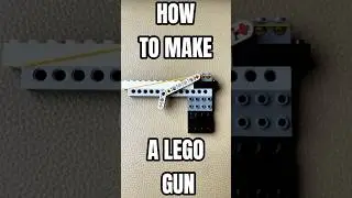 I built a Mini LEGO Gun #lego #anotherbrickinthewall #creative
