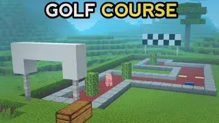 Minecraft Mini Golf Course ⛳ | Fun Build Challenge