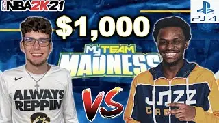 $1000 MyTEAM MADNESS PS4 TOURNAMENT FINALS VS 2K LEAGUE PLAYER SPLASHEDITION! NBA 2K21 MyTEAM