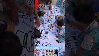 Little artists in the making 🎨 #lebanon #art #painting #drawing #coloring