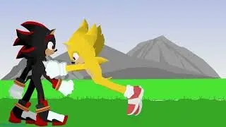 Sonic Vs Shadow,Metal | Stick Nodes