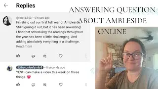 Nature Study, Geography, Dictation & Recitation How We Do Them with Ambleside Online.