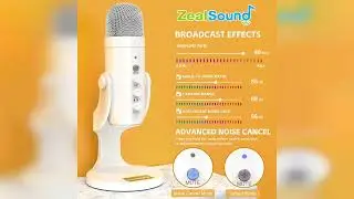 Review: ZealSound USB Microphone,Quick Mute Noise Cancel for Phone Computer PC PS5,Gaming Micr...