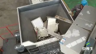 Powerful Scrap Refrigerator Shredder  | Metal Recycling Machine｜Efficient  Recycling Solution!