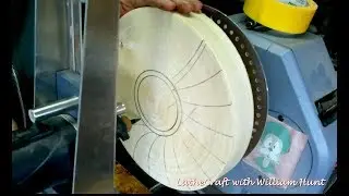 Woodturning - Paul Howard Fluting/Router Jig Pt 5a - Planning for a Double Arc Lattice Platter