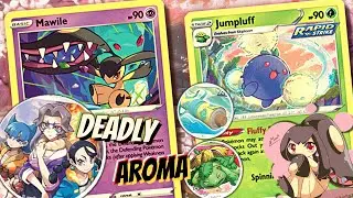 Mawile Deck. 👘🌸 Do 180 More Damage! W/ Jumpluff & Miss Fortune Sisters. PTCGO Gameplay. Lost Origin