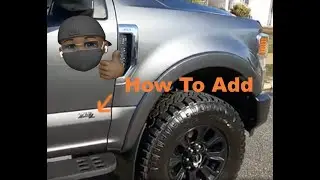 How to Add 7.3L sidedoor Emblem to 2020 2021 Ford Super Duty Tremor. Add 7.3L Emblem to the #Tremor
