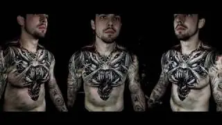 Freehand torso tattoo by Toxyc @ Autopsy Tattoo Studio Austin