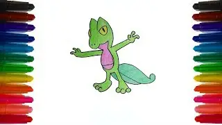 How to Draw Treecko Pokemon Step by Step