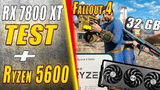 Fallout 4 Benchmark  Ryzen 5600 RX 7800 XT #gameplay #rtx #gaming #fallout #fallout4 #benchmark
