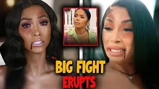 Jasmine & Karlie Redd ATTACK Rasheeda On Set &mdash; Producers LEFT SPEECHLESS!