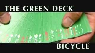 Green Reversed Back Bicycle Deck (Колода карт)