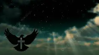 The Spirit with the Cross Night Sky Christian Worship Loop Video