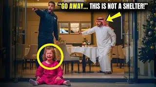 THE ARAB MILLIONAIRE ALWAYS DINED ALONE ON CHRISTMAS, UNTIL HE SAW A GUARD HUMILIATE A POOR GIRL…