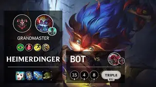 Heimerdinger Bot vs Katarina - BR Grandmaster Patch 10.22