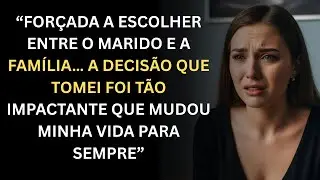 Forçada a escolher entre o marido e a família