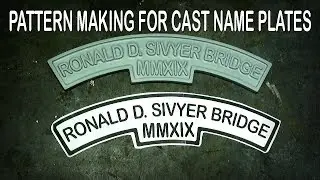 Brass Name Plate Pattern Making