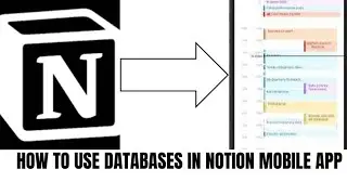 How to use Databases in Notion Mobile App [Step By Step Guide]