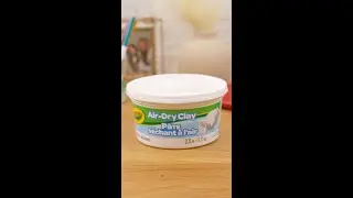 Crayola Air Dry Clay | Desk Calendar Craft