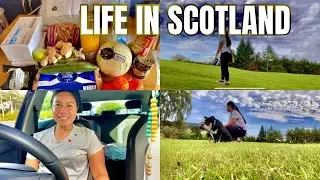 Days in my life in Scotland | Grocery shopping, cooking | Walking my dog diva |
