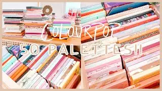 ORGANIZING ALL OF MY 50 COLOURPOP PALETTES!! RATING ALL OF THEM! + MY TOP 5