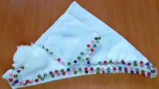 زيف حياتي بالكروشي مخدوم بالعقيق الجوهر في الألوان @omyousef11
