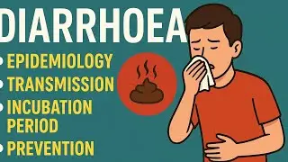 Diarrhoea l epidemiology l transmission l incubation period l prevention l treatment l PSM l kpark 