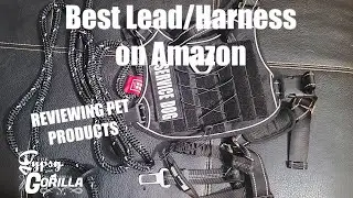Amazon Dog Products | Service Dog Harness | No Pull Harness Lead all-in-one | Dog Seat Belt