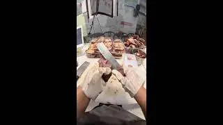 Street Food POV | Real-Time Roast Duck Portioning & Plating | Ambient Sounds Only