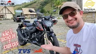 TVS RTR Apache 200 ABS SMART CONNECT 2024, N&Atilde;O &eacute; bicho de 7 cabe&ccedil;as.
