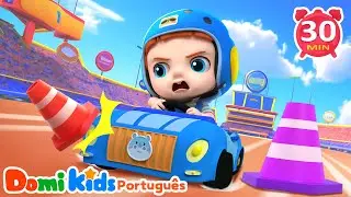 Corrida de Carrinhos 🚗 Can&ccedil;&otilde;es Divertidas | Can&ccedil;&otilde;es Infantis | Domi Kids | LEFUN Kids TV