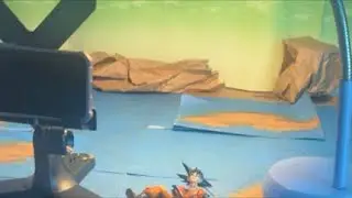 Animating Goku vs Frieza live!