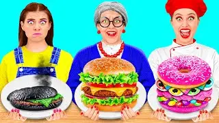 Кулинарный Челлендж: Я против Бабушки | Смешные Рецепты с Едой BaRaDa Gold Challenge